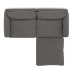 Leigh 92_ Modular Sectional - Silver Gray