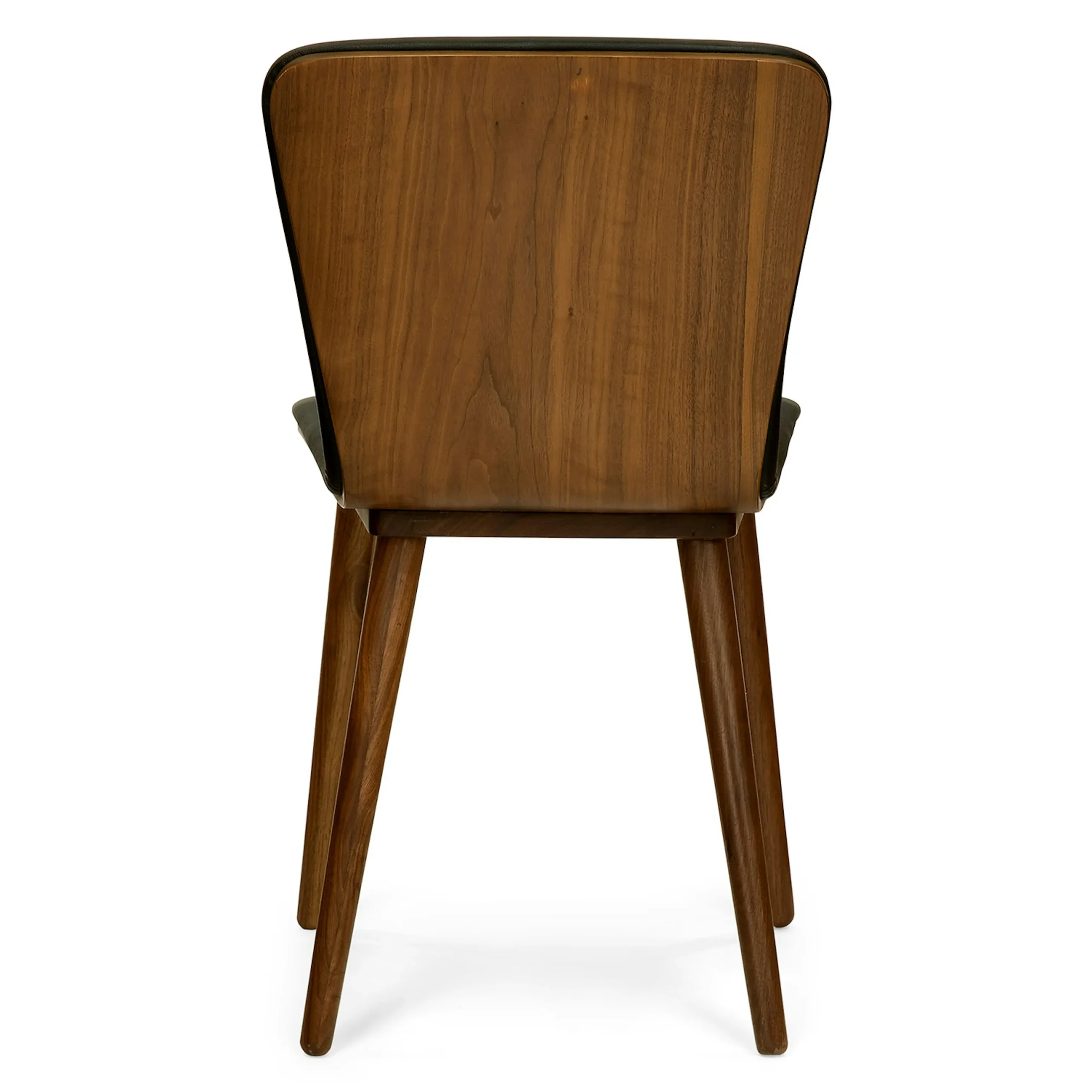 Sede Leather Dining Chair - Walnut and Black - Image 6