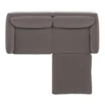 Leigh 92_ Velvet Modular Sectional - Hale Warm Gray