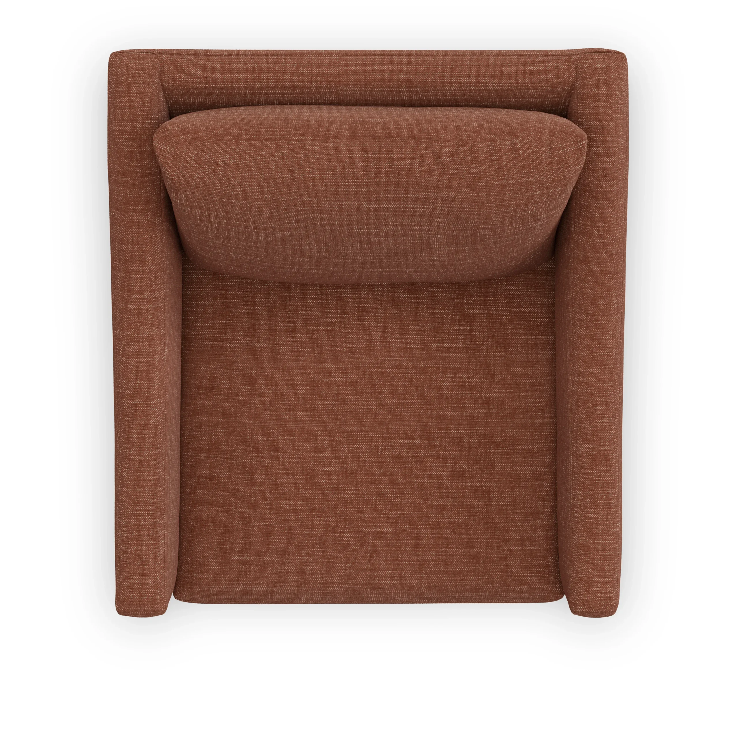 Landry 32.25_ Swivel Lounge Chair - Napa Rust - Image 7