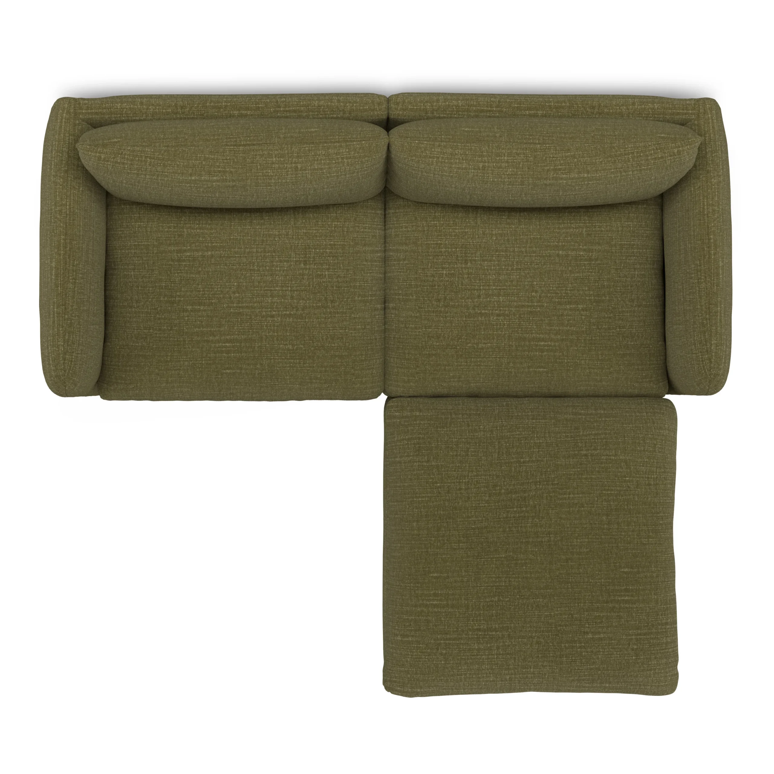 Leigh 92_ Modular Sectional - Napa Moss - Image 6
