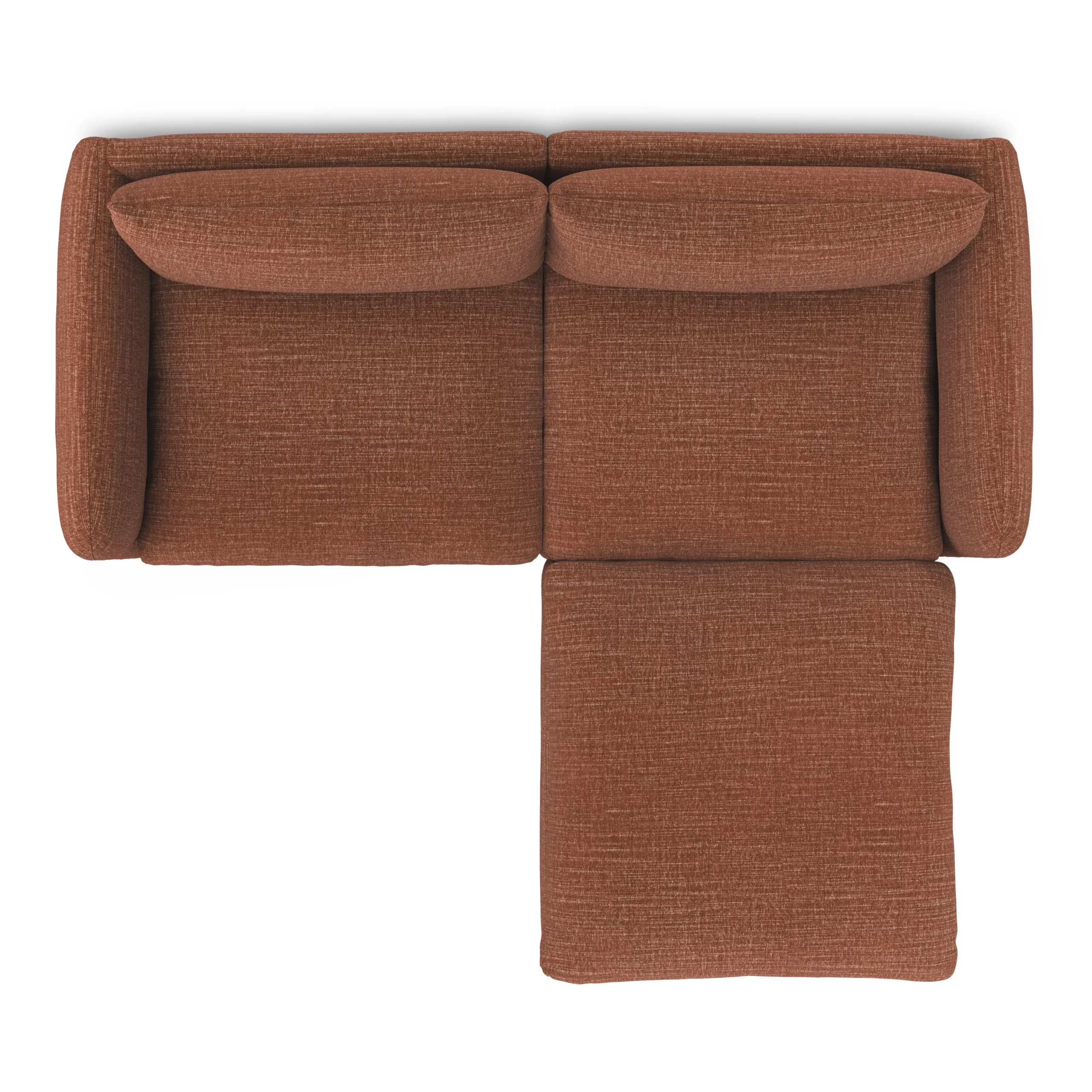 Leigh 92_ Modular Sectional - Napa Rust - Image 6