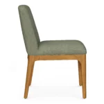 Rosin Dining Chair - Smoked Oak and Welsh Green