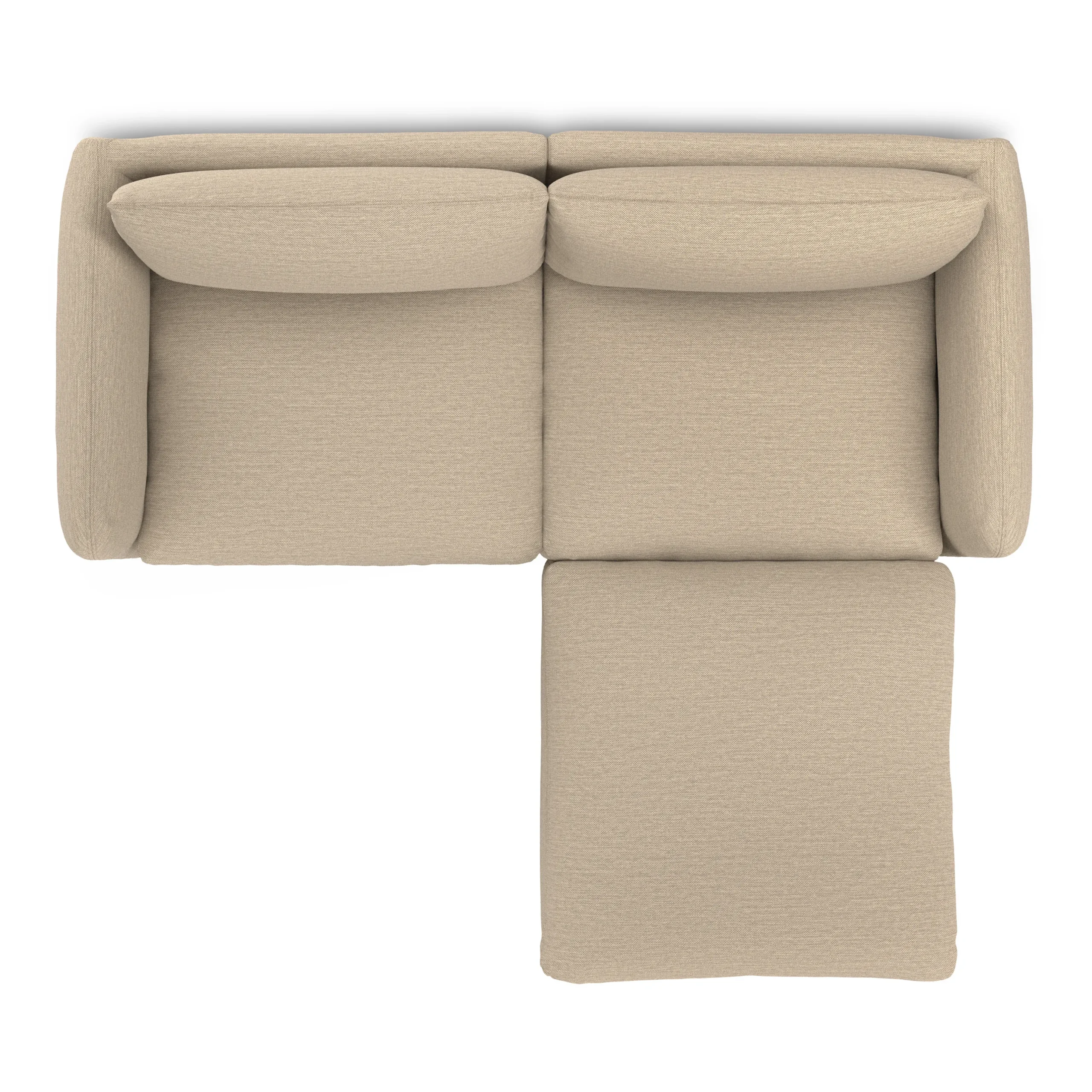 Leigh 92_ Modular Sectional - Silver Taupe - Image 6