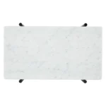 Agotu Marble Side Table - Walnut