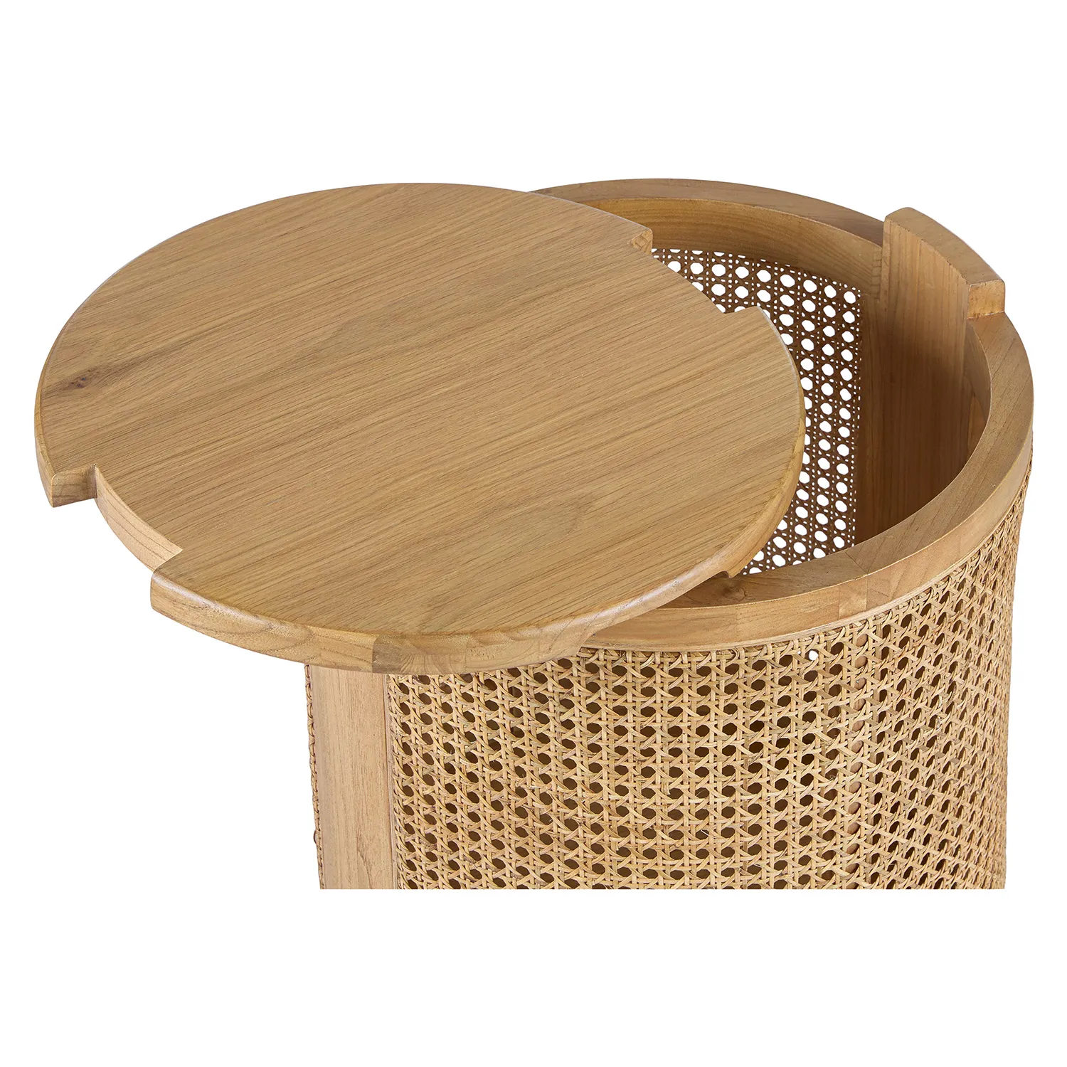 Bocana Storage Side Table - Oak - Image 8