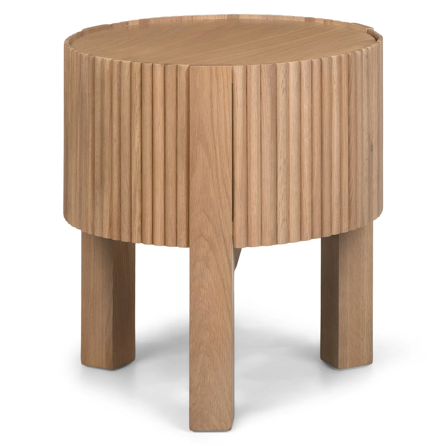 Fortra Storage Side Table - White Oak - Image 7