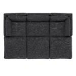 Leigh 121.5_ Modular Open Pit Sectional - Napa Charcoal