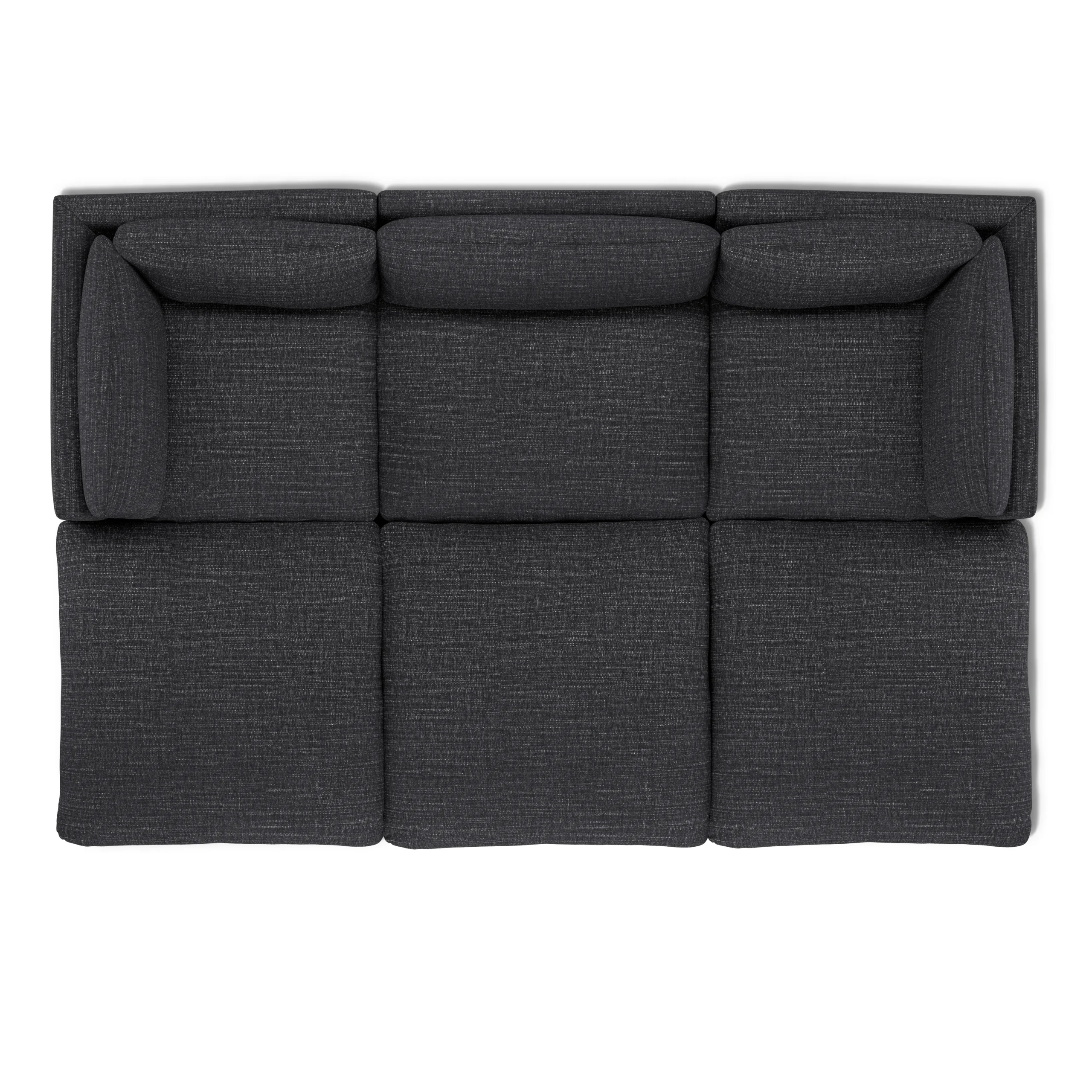 Leigh 121.5_ Modular Open Pit Sectional - Napa Charcoal - Image 6