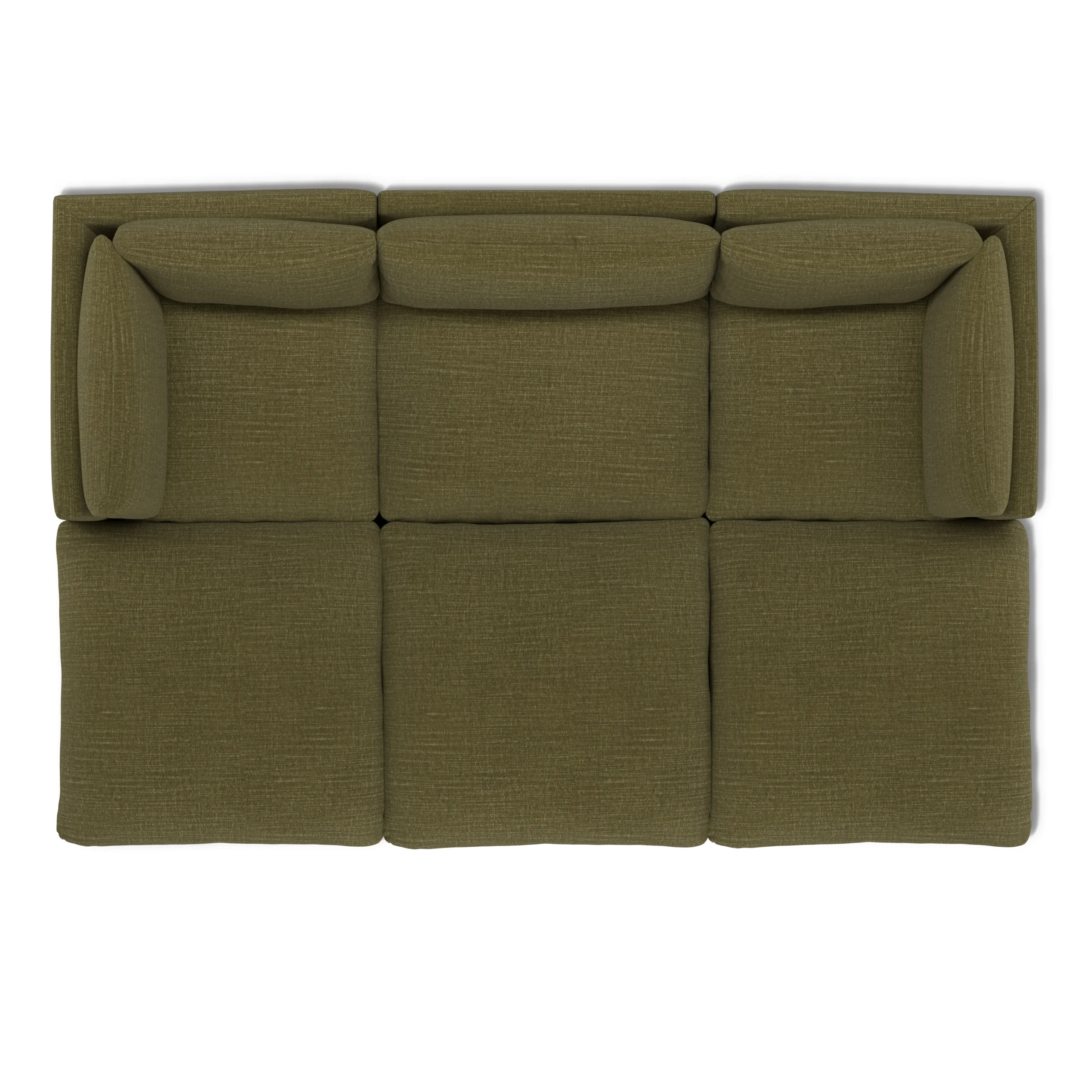 Leigh 121.5_ Modular Open Pit Sectional - Napa Moss - Image 6