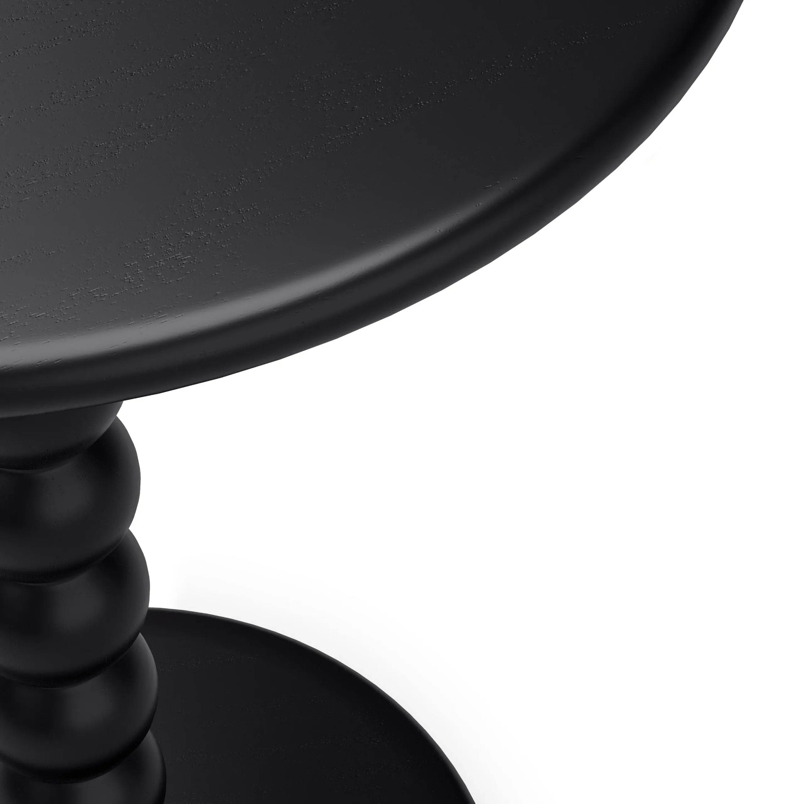 Hallie Side Table - Black - Image 4