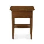 Lenia Storage Side Table - Walnut