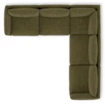 Leigh 126_ Modular Corner Sectional - Napa Moss