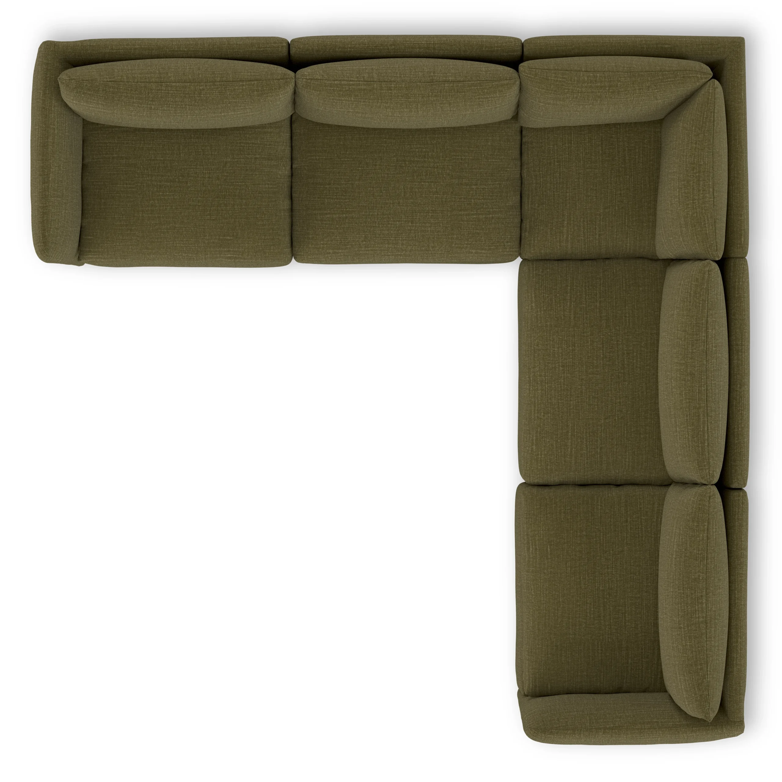 Leigh 126_ Modular Corner Sectional - Napa Moss - Image 6