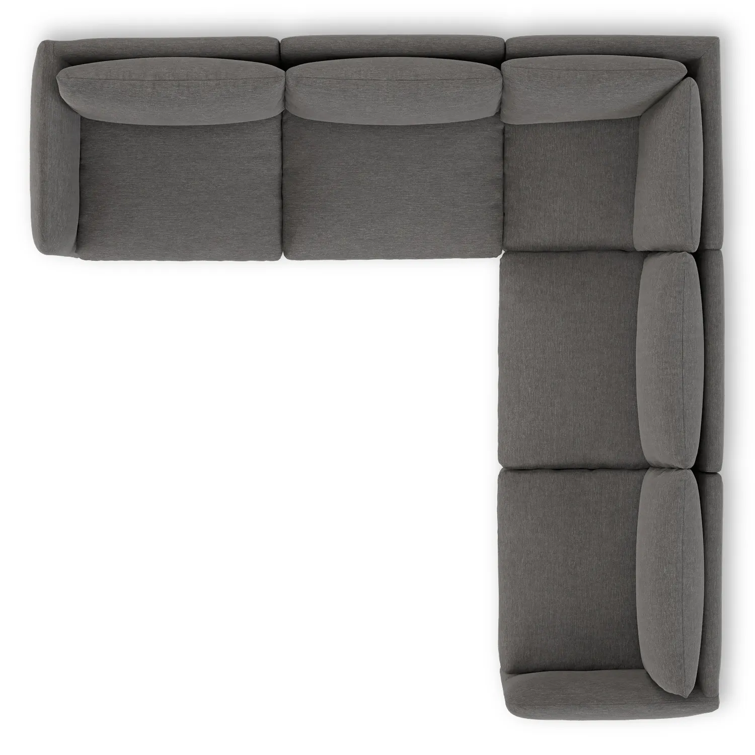 Leigh 126_ Modular Corner Sectional - Silver Gray - Image 6