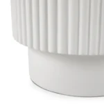 Nordens Concrete Side Table - Soft White