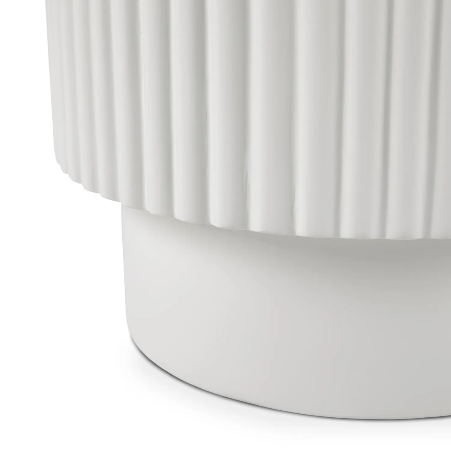 Nordens Concrete Side Table - Soft White - Image 4