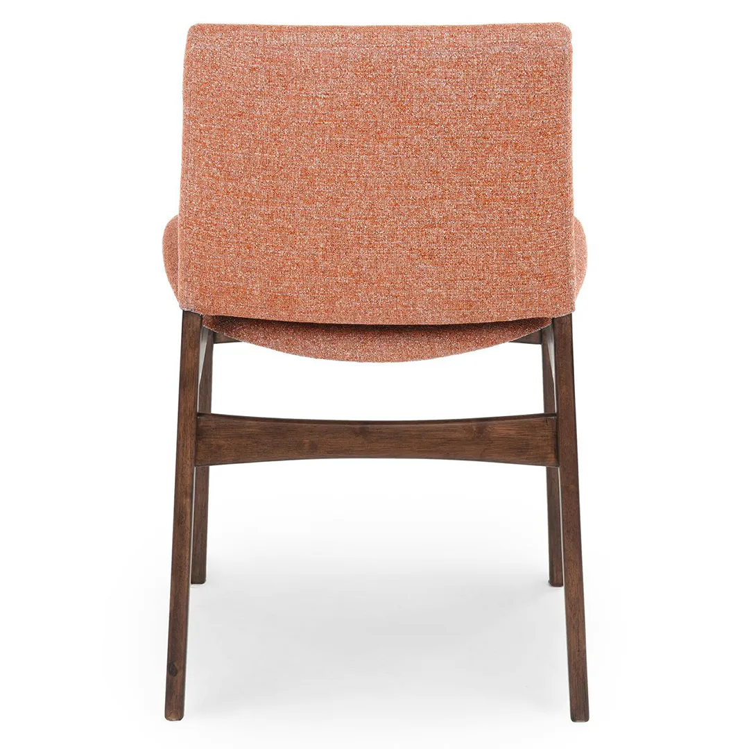 Nosh Dining Chair - Walnut and Rosehip Orange - Image 6