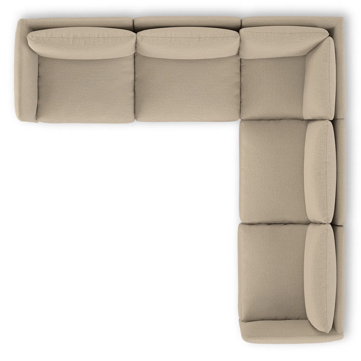 Leigh 126_ Modular Corner Sectional - Silver Taupe - Image 6
