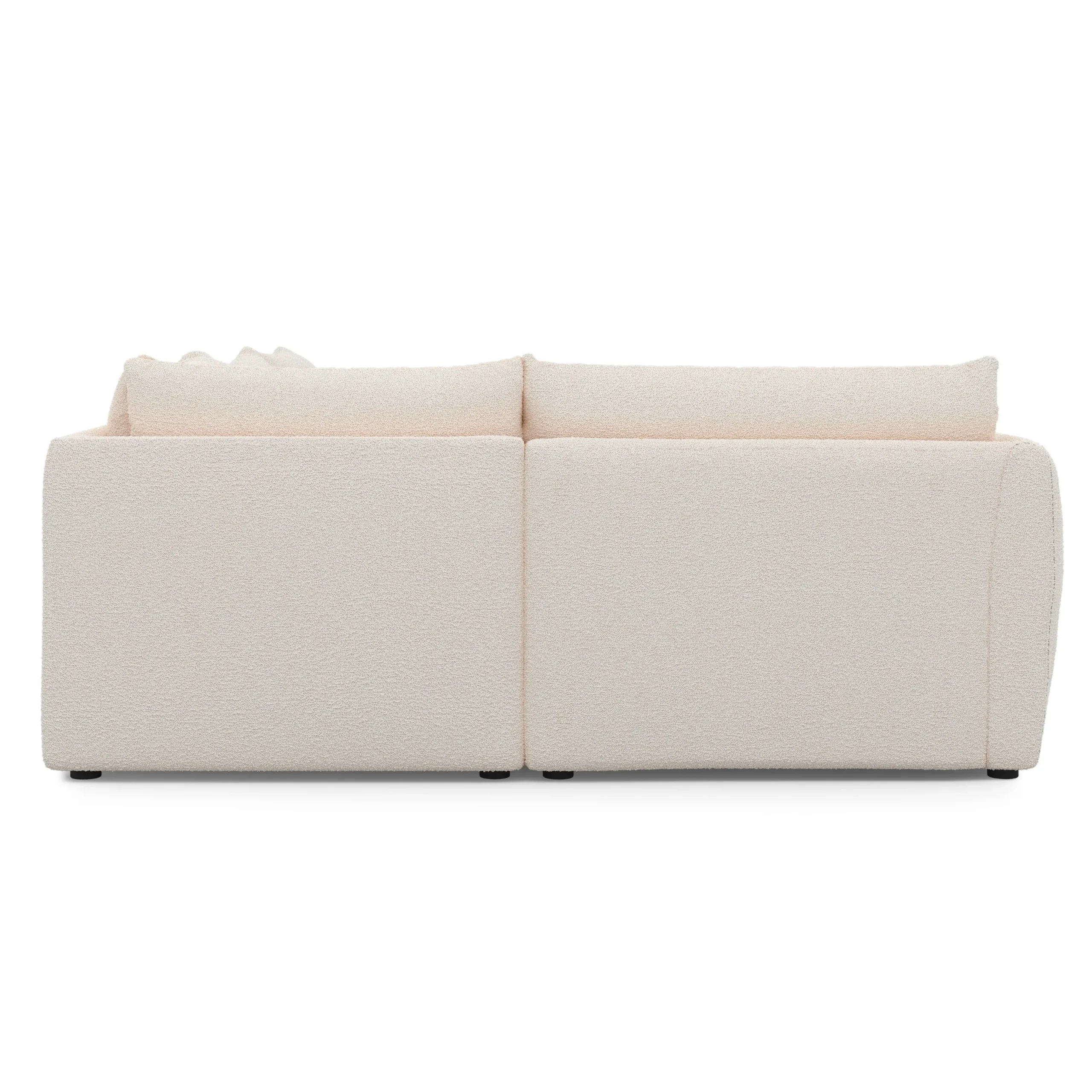 Leigh 126_ Modular L Sectional - Ivory Wool Bouclé - Image 6