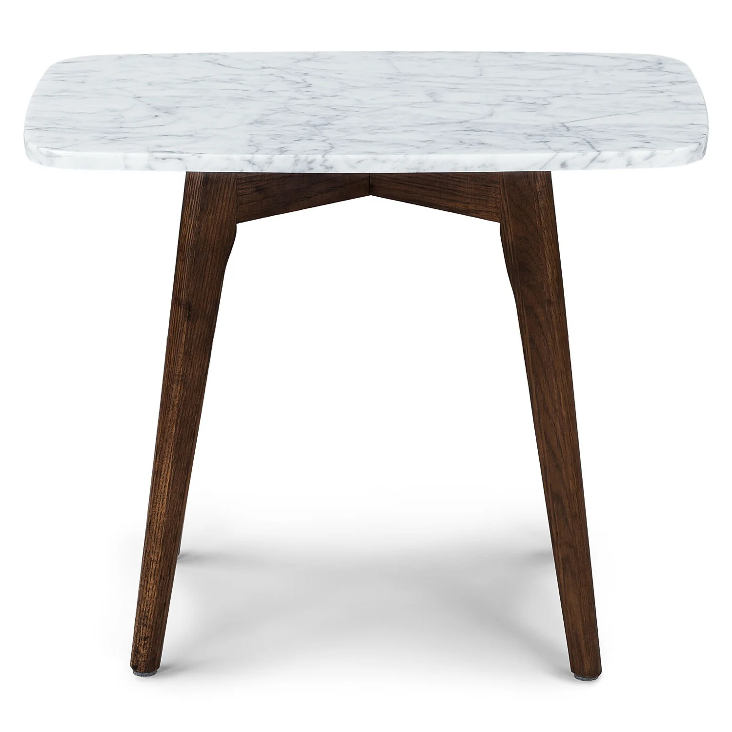 Vena Marble Side Table - Walnut - Image 9