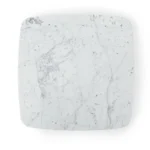 Vena Marble Square Side Table - Walnut