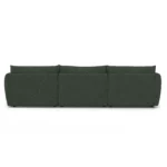 Leigh 131.5_ Modular Sectional - Green Wool Bouclé