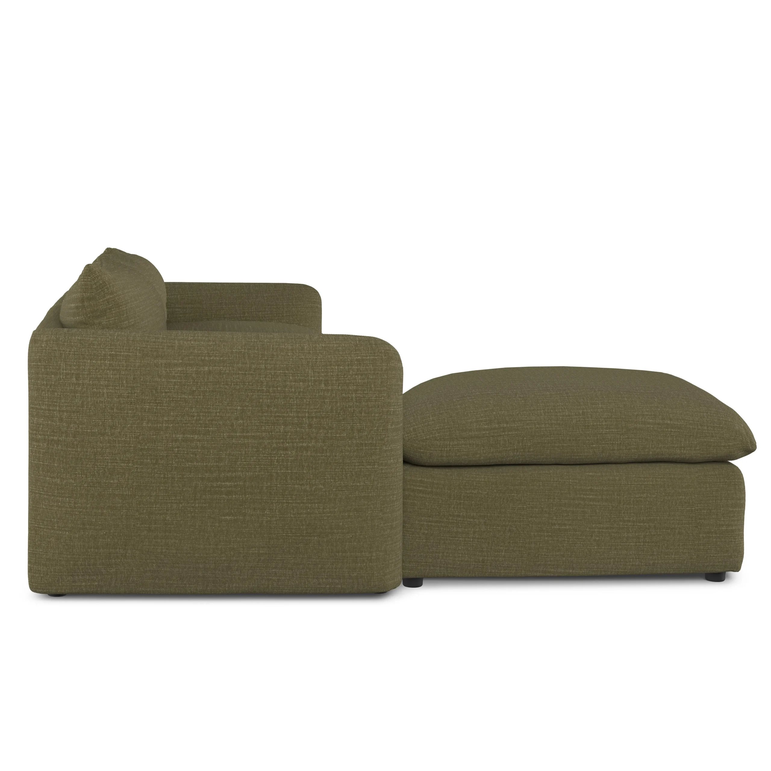 Leigh 131.5_ Modular Sectional - Napa Moss - Image 6