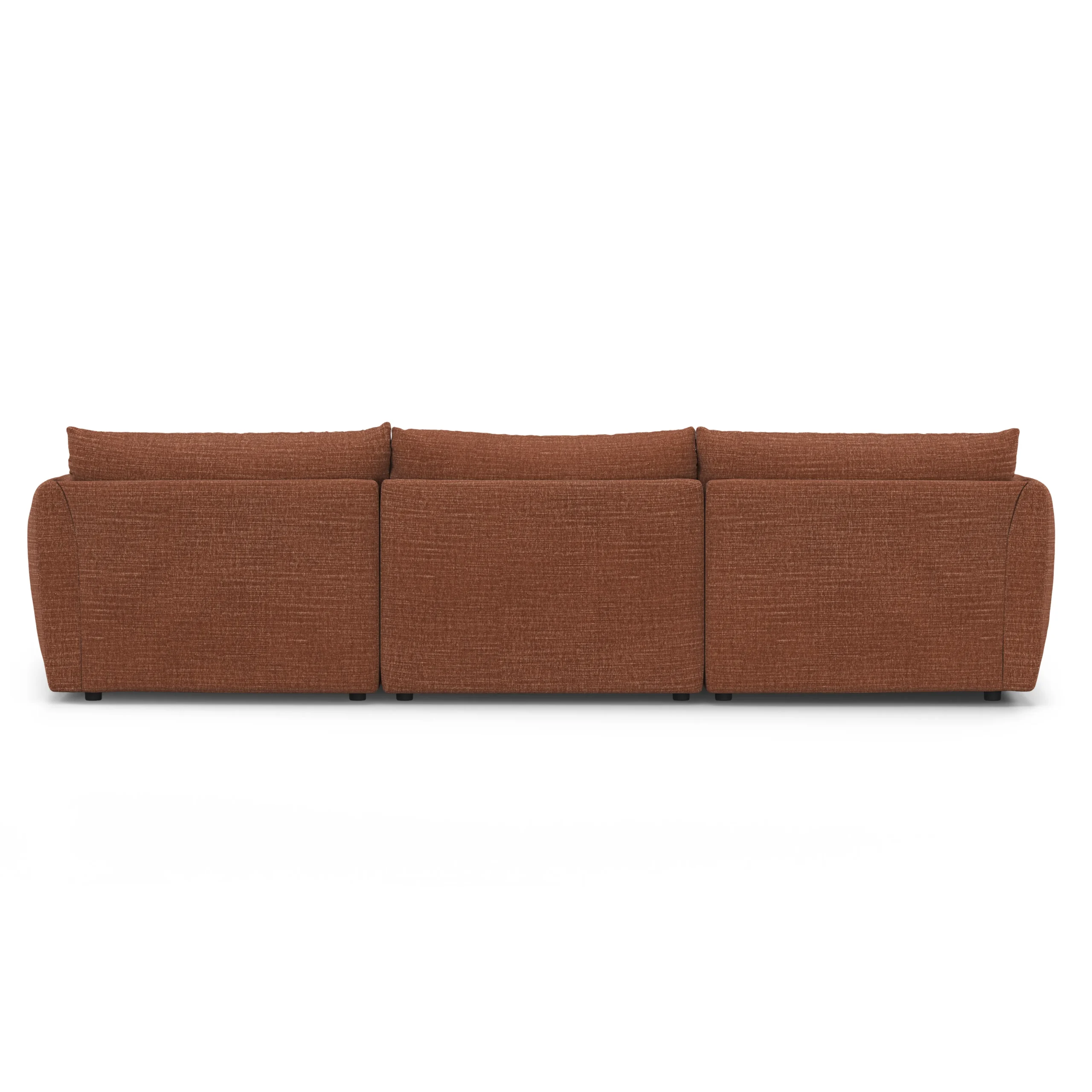 Leigh 131.5_ Modular Sectional - Napa Rust - Image 6