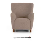 Archie 31.5_ Lounge Chair - Short Shearling Taupe