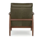 Bavel 28.5_ Leather Lounge Chair - Charme Green