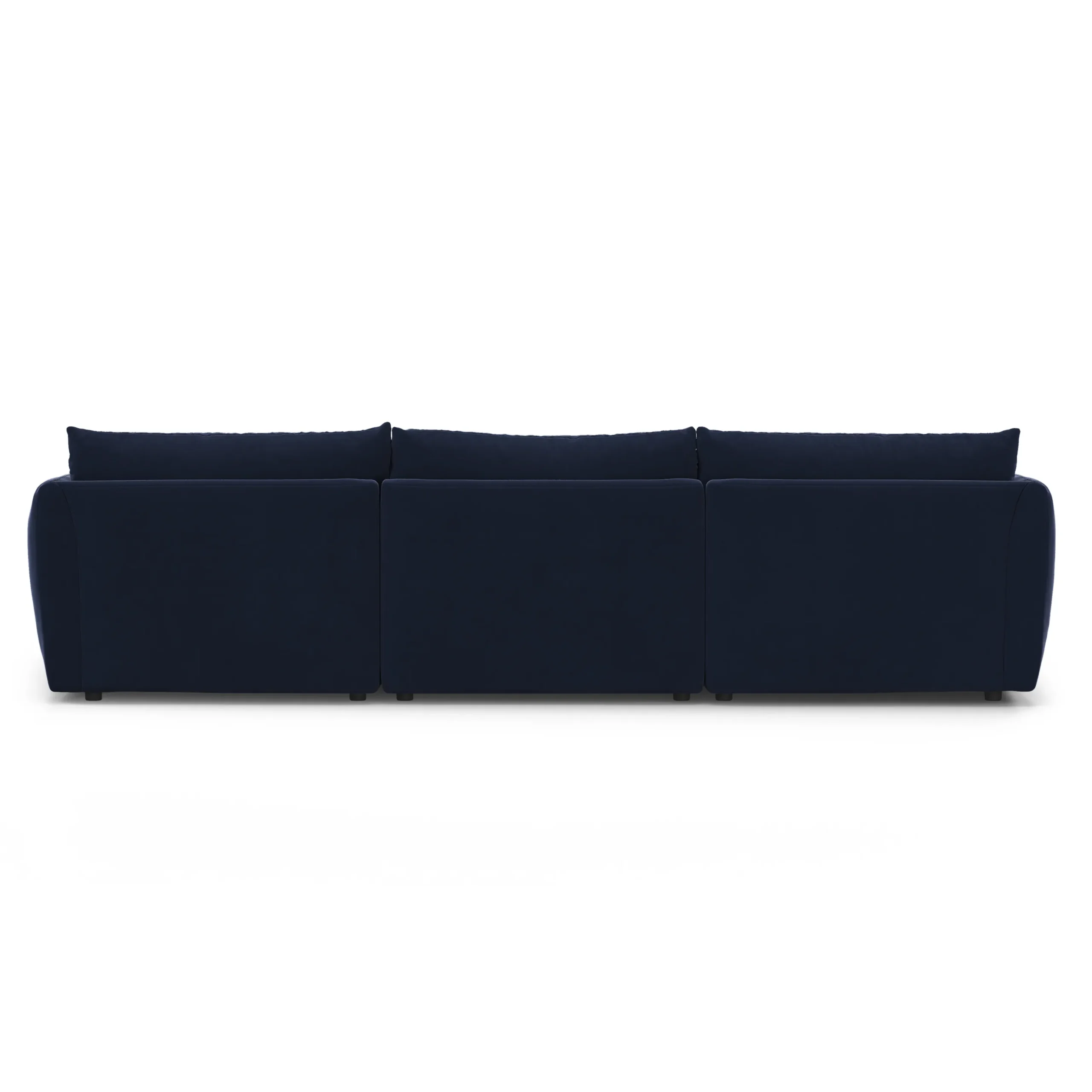 Leigh 131.5_ Velvet Modular Sectional - Hale Ink - Image 6