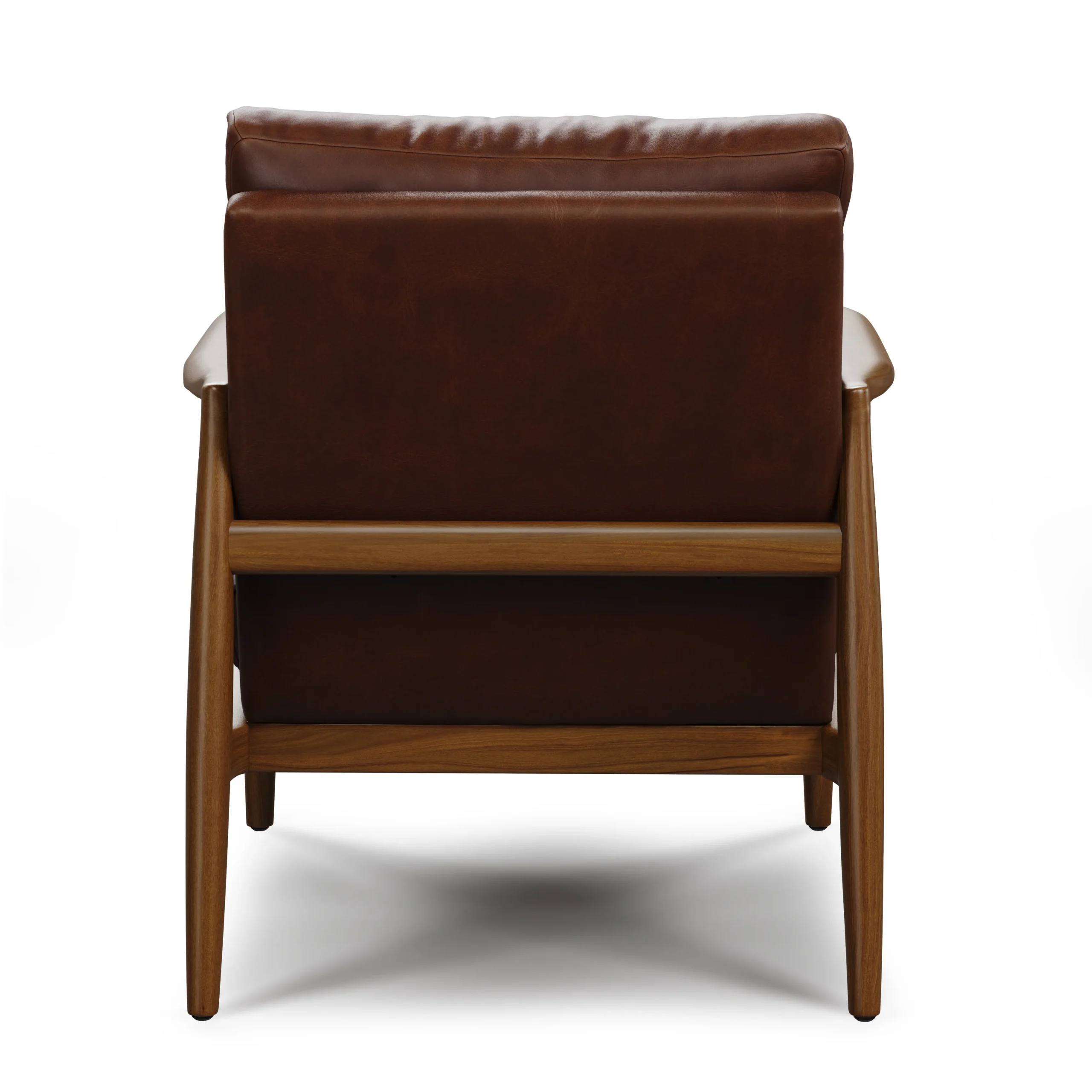 Bavel 28.5_ Leather Lounge Chair - Indiana Brown - Image 6