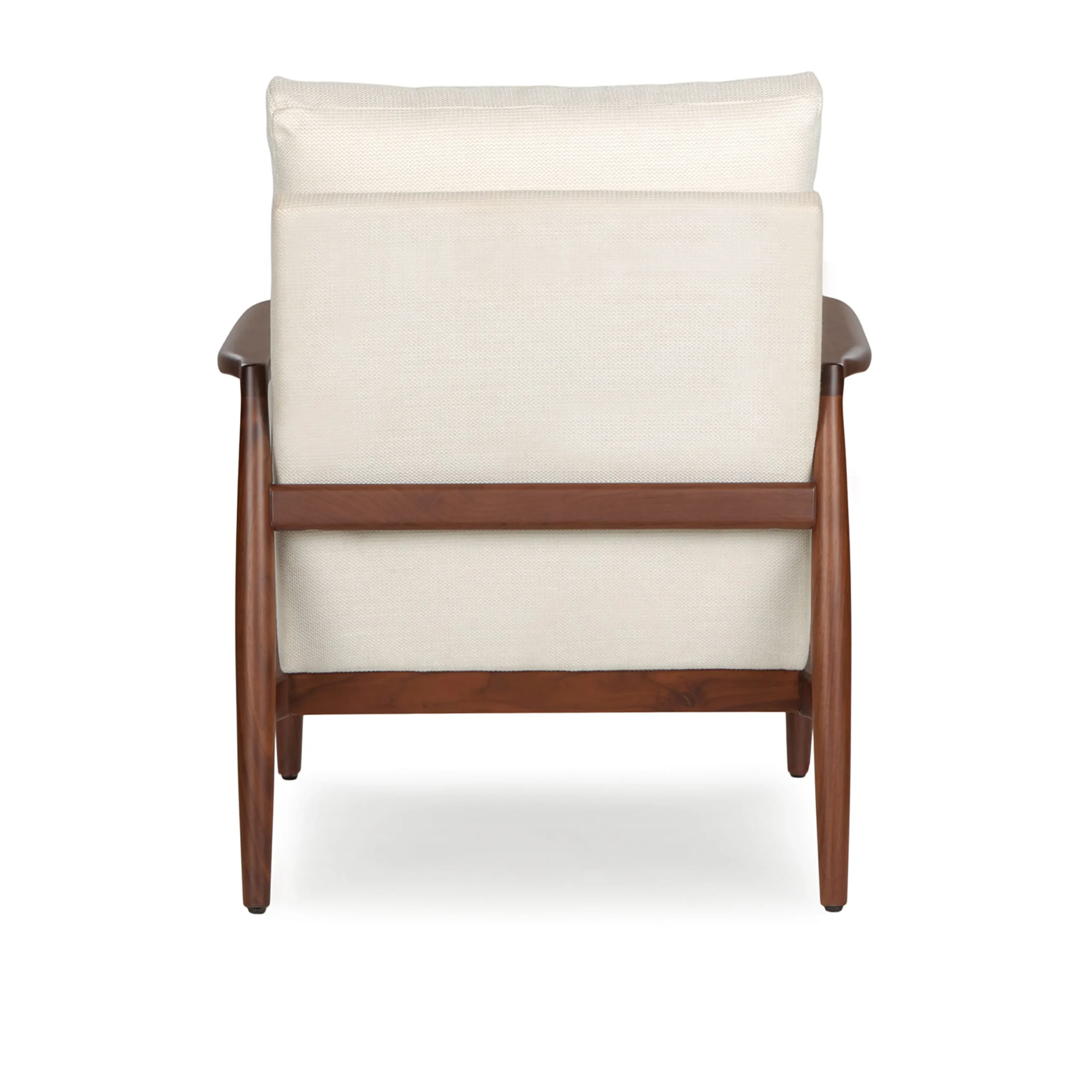 Bavel 28.5_ Lounge Chair - Walnut and Field Ivory - Image 7
