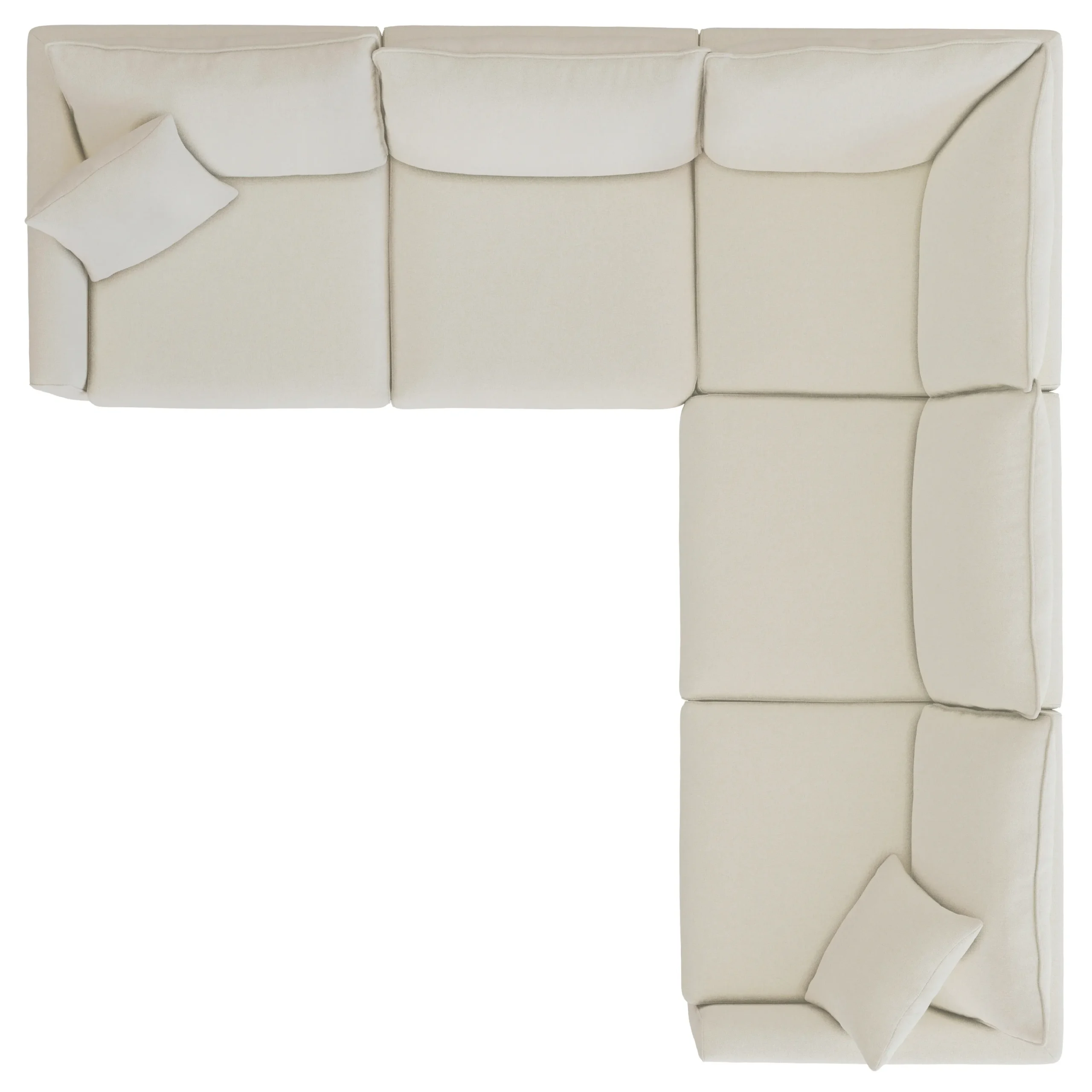 Lenae 105.5_ Corner Sectional - Savoy Ivory - Image 6