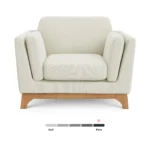 Ceni 39_ Lounge Chair - Buckler Ivory