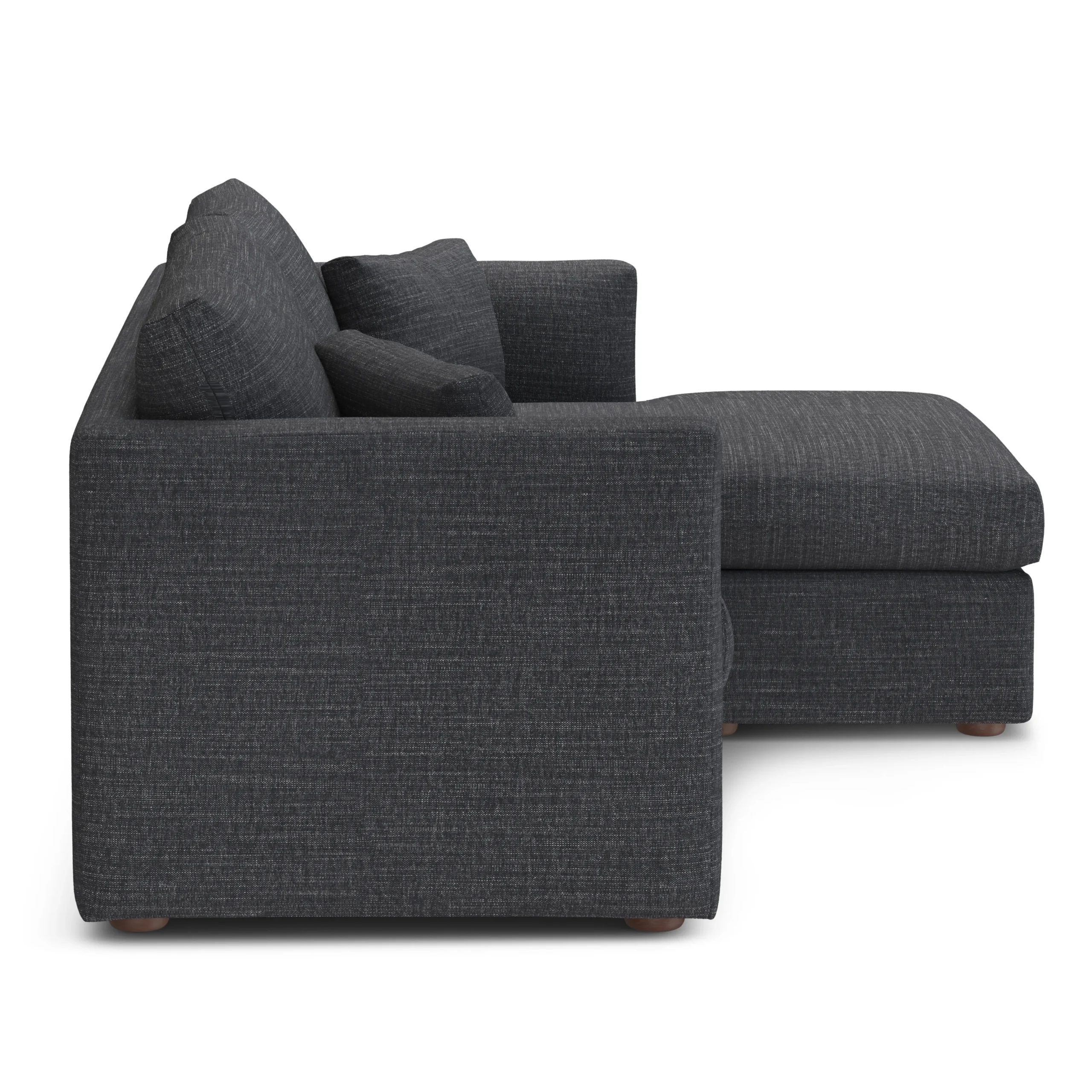 Marina 80_ Reversible Storage Sectional - Napa Charcoal - Image 6