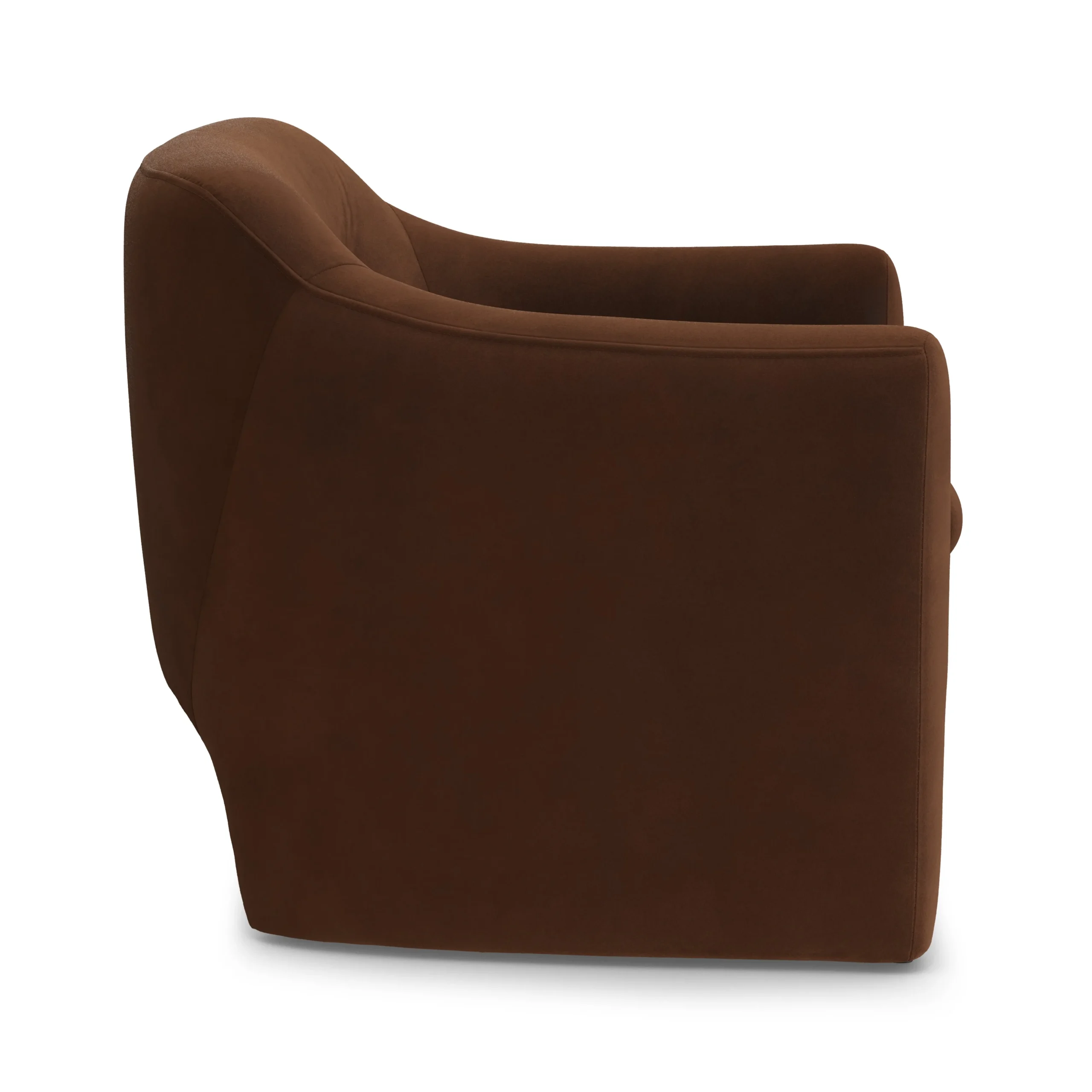 Eleanor 34_ Velvet Lounge Chair - Hale Earth - Image 7