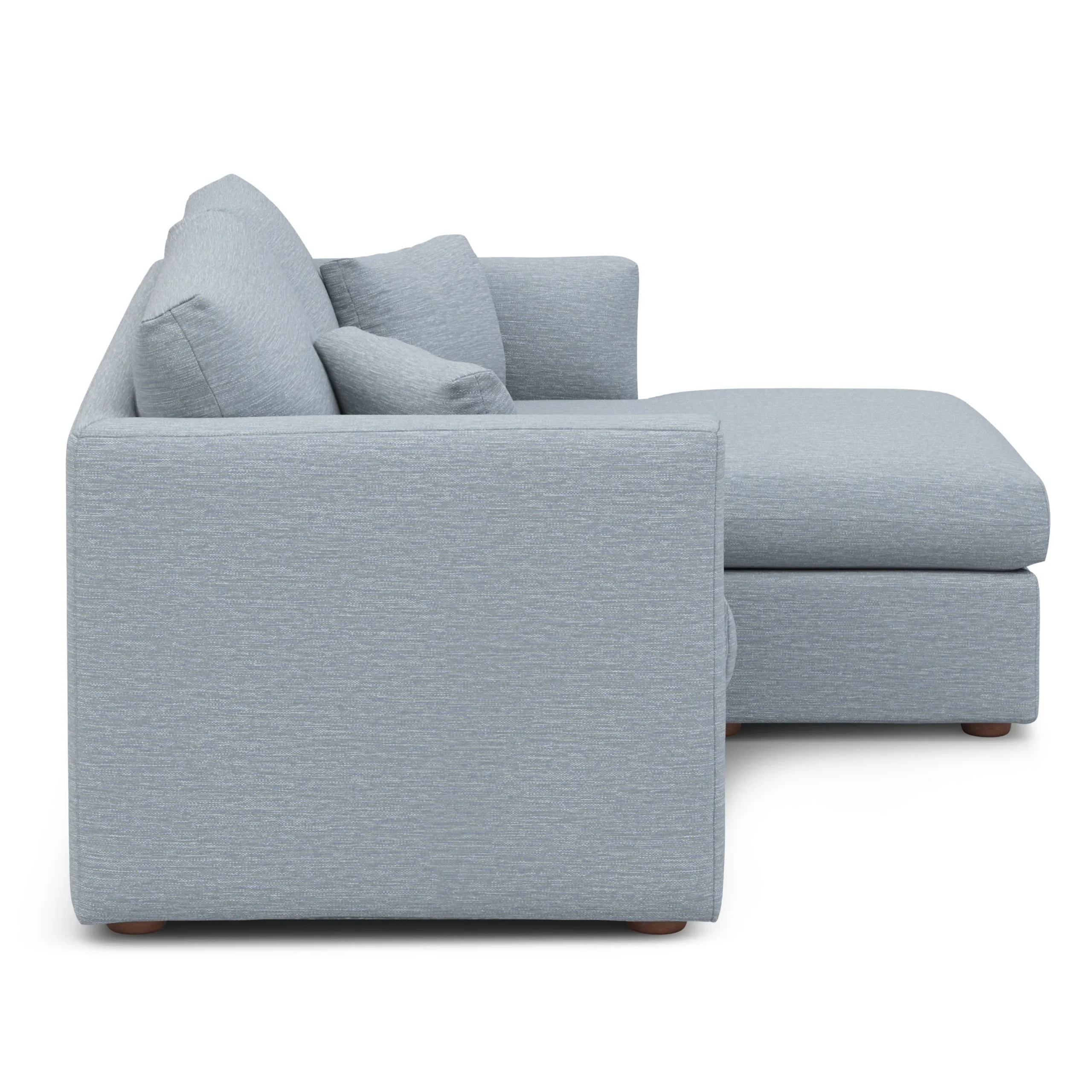 Marina 80_ Reversible Storage Sectional - Silver Light Blue - Image 6