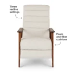 Ellow 28.5_ Reclining Lounge Chair - Ashford Gray