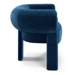 Everse 33.5_ Velvet Lounge Chair - Melange Twilight