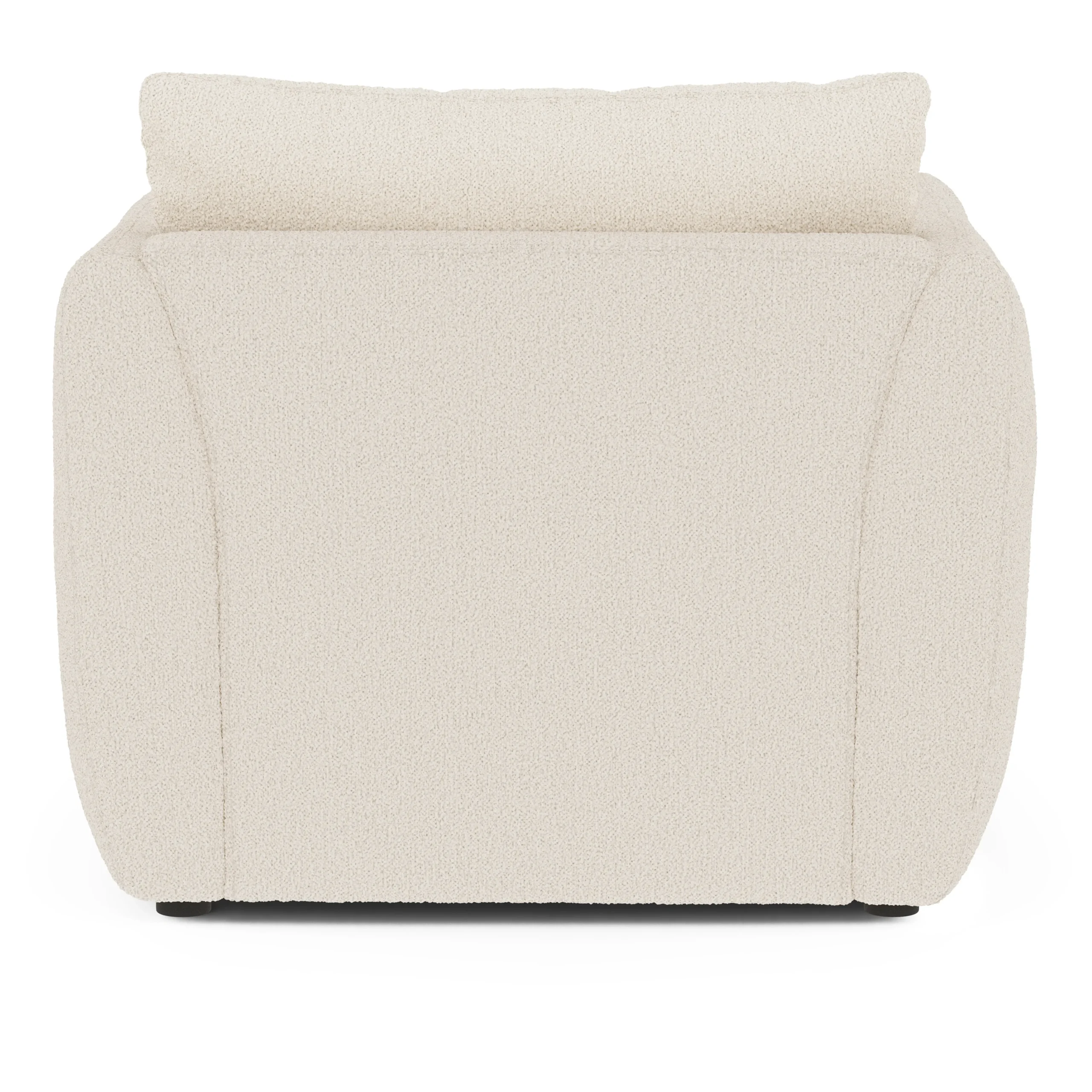 Leigh 42_ Lounge Chair - Ivory Wool Bouclé - Image 8