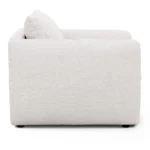 Leigh 42_ Lounge Chair - Silver Ivory