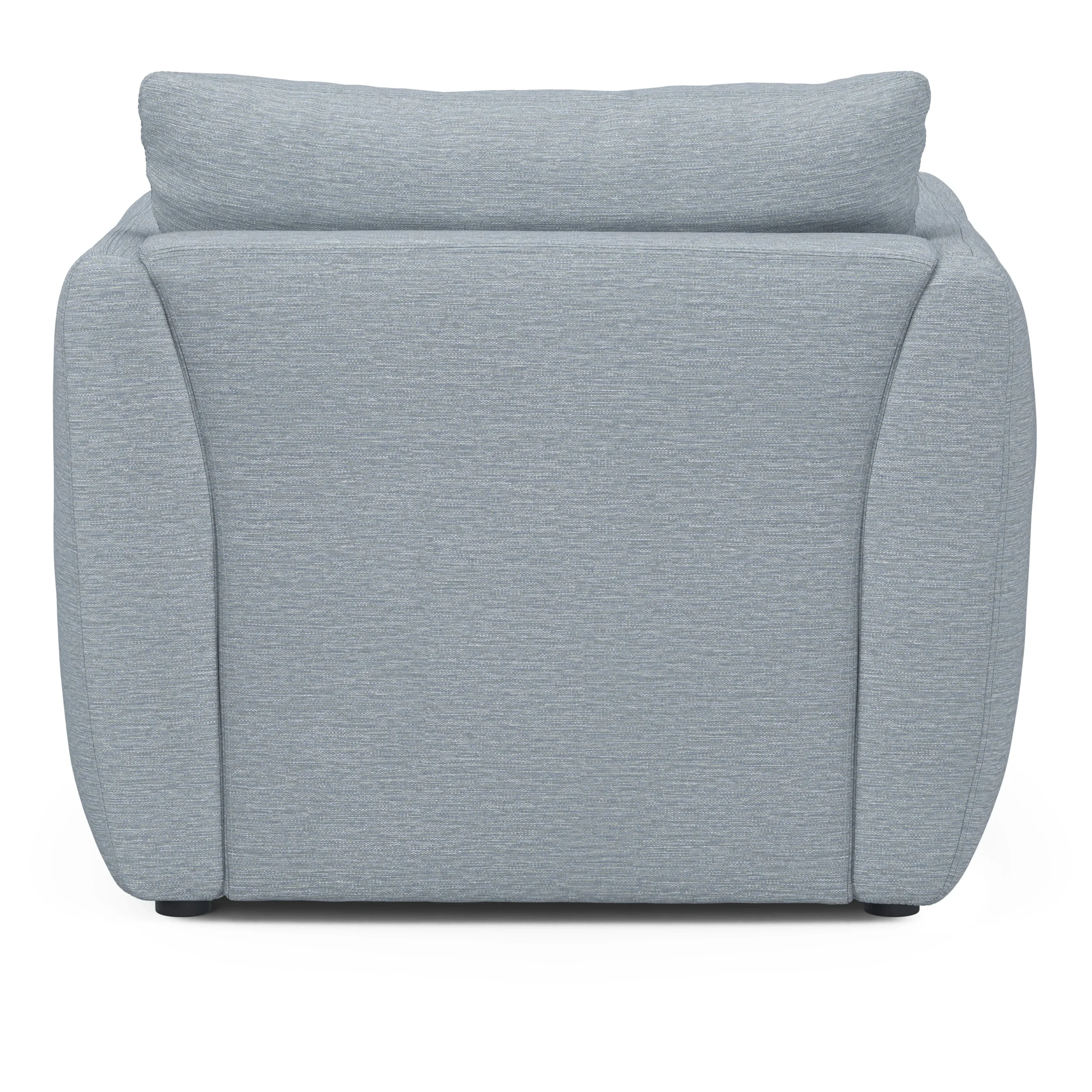 Leigh 42_ Lounge Chair - Silver Light Blue - Image 8