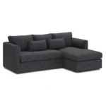 Marina 90_ Reversible Storage Sleeper Sectional - Napa Moss