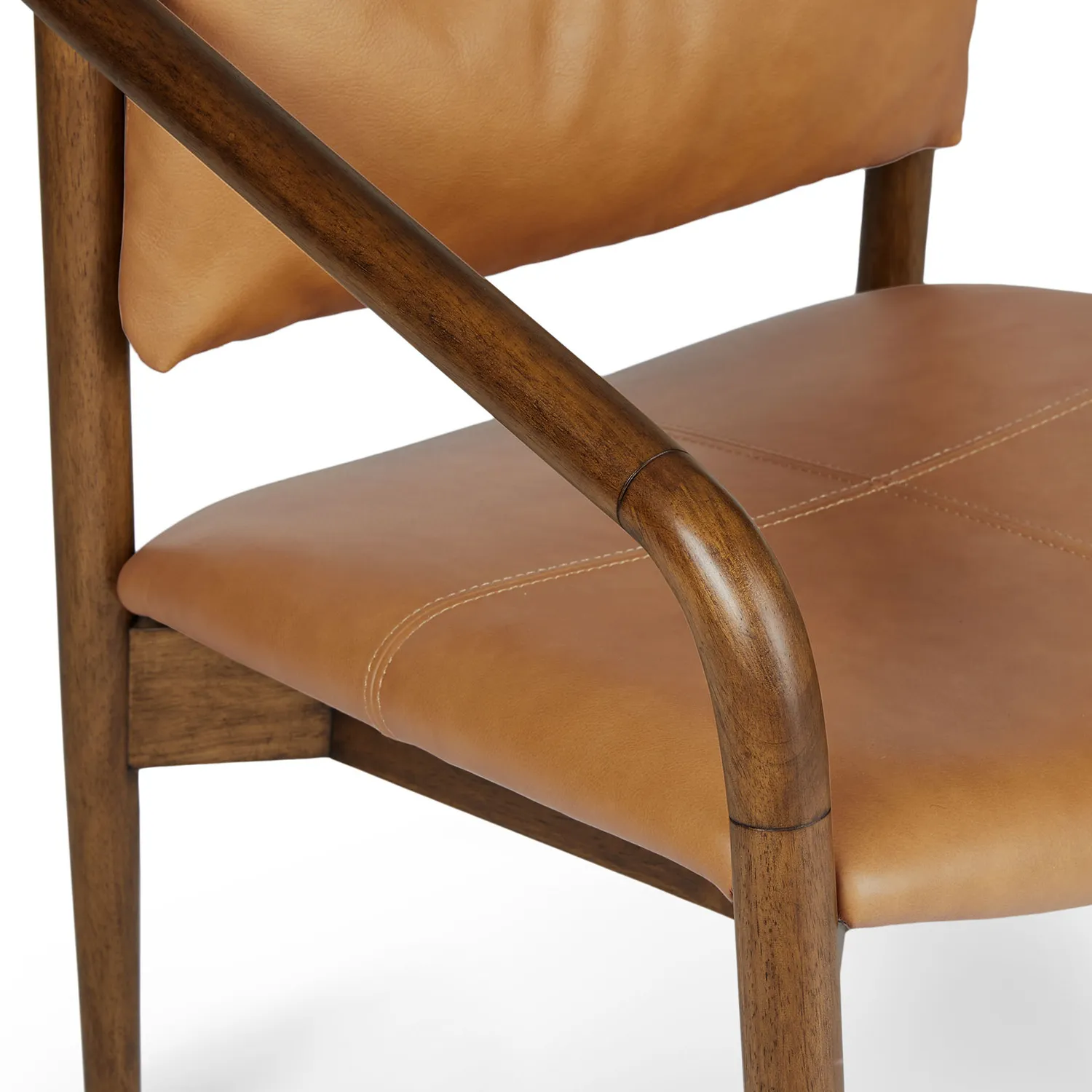 Lento 25_ Leather Lounge Chair - Teres Tan - Image 3