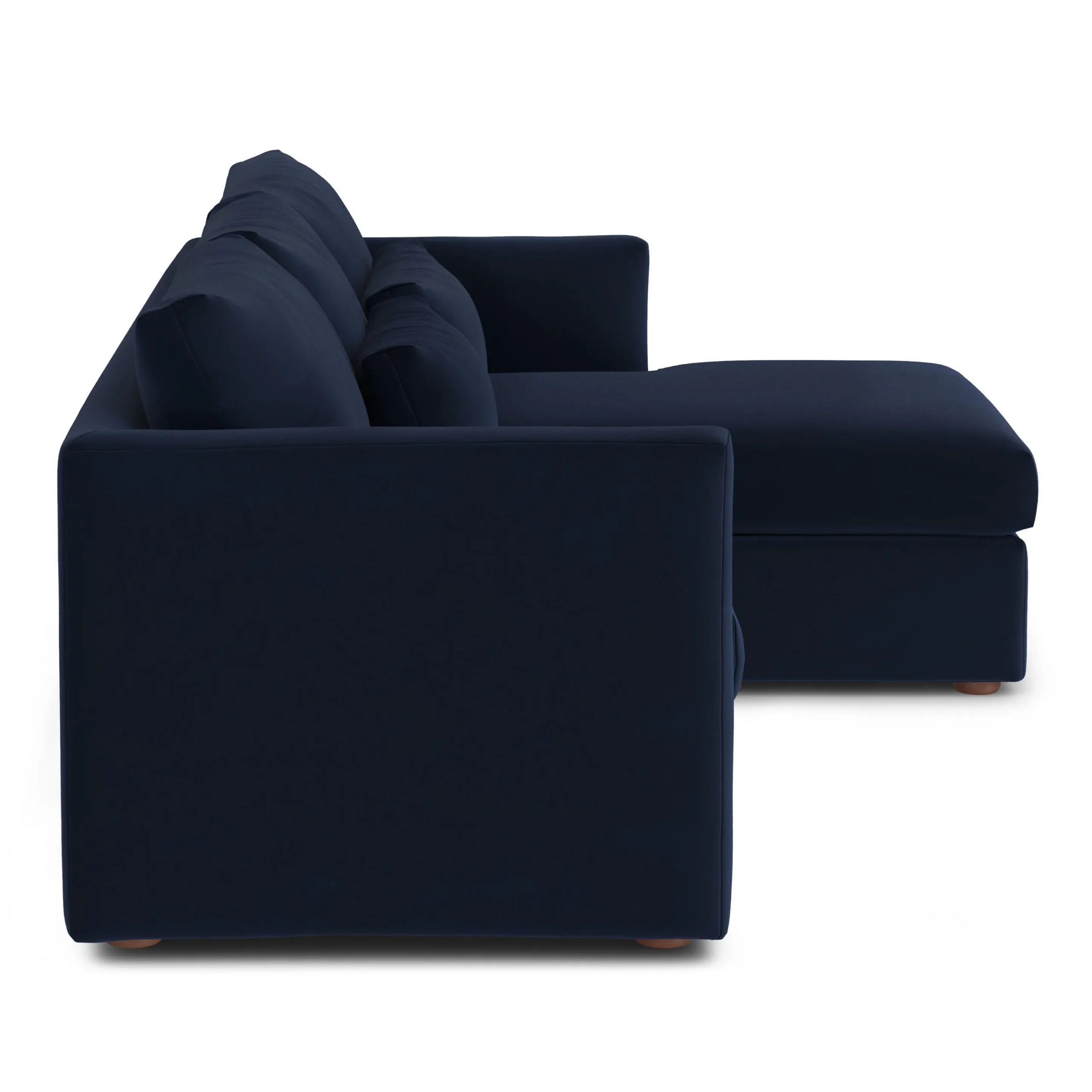 Marina 90_ Velvet Reversible Storage Sectional - Hale Ink - Image 6
