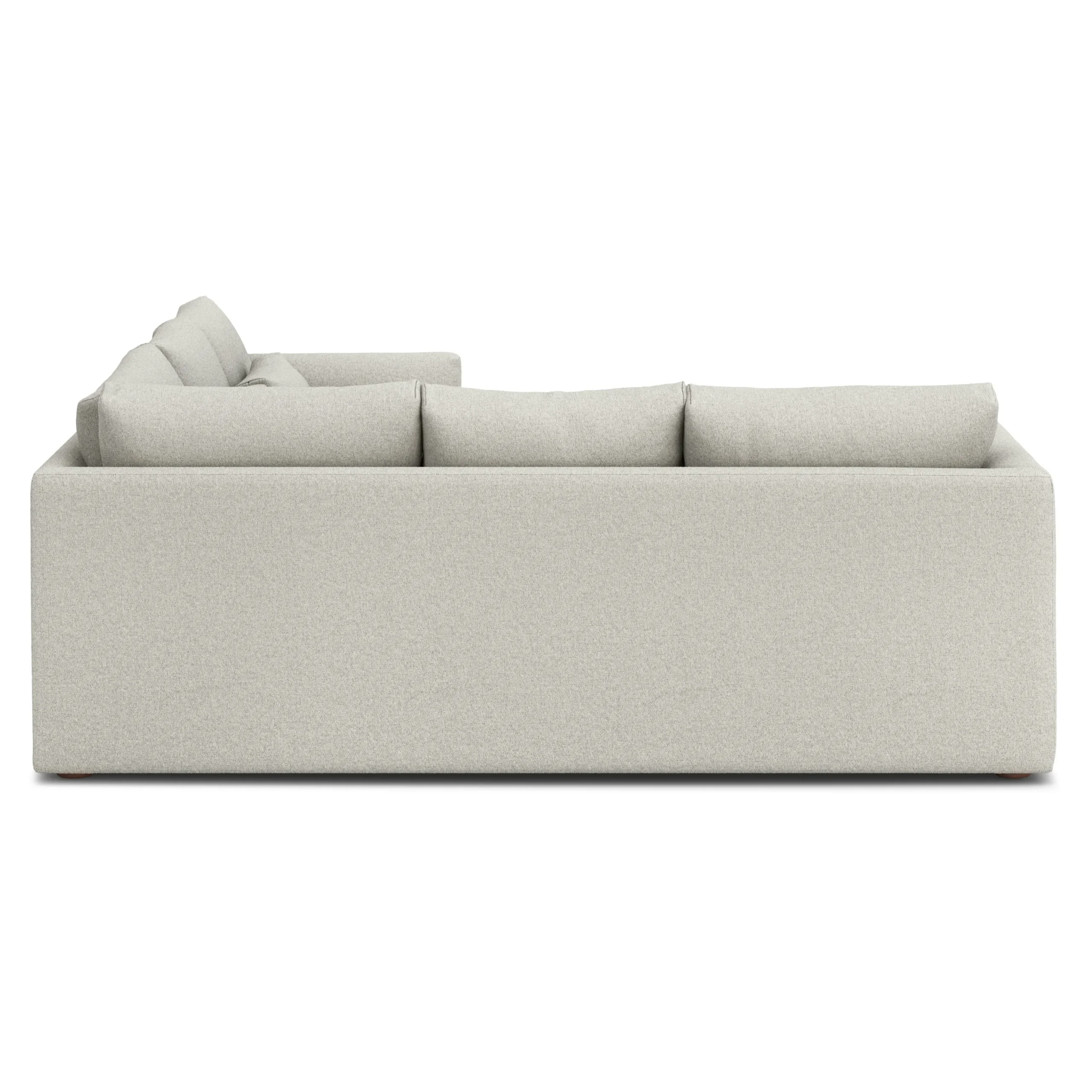 Marina 92_ Corner Sectional - Clover Ivory - Image 6