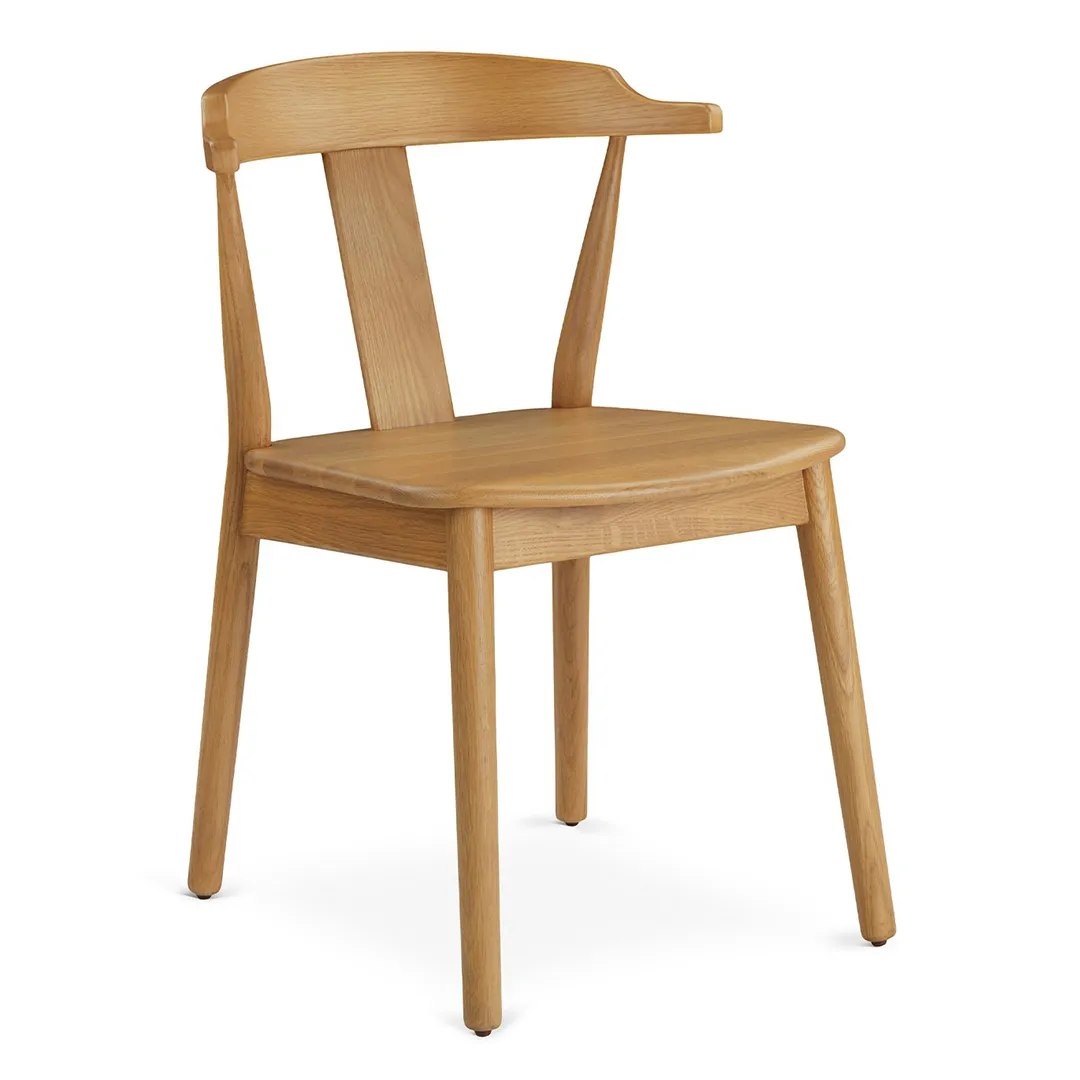 Morton Dining Chair - Oak - Image 6