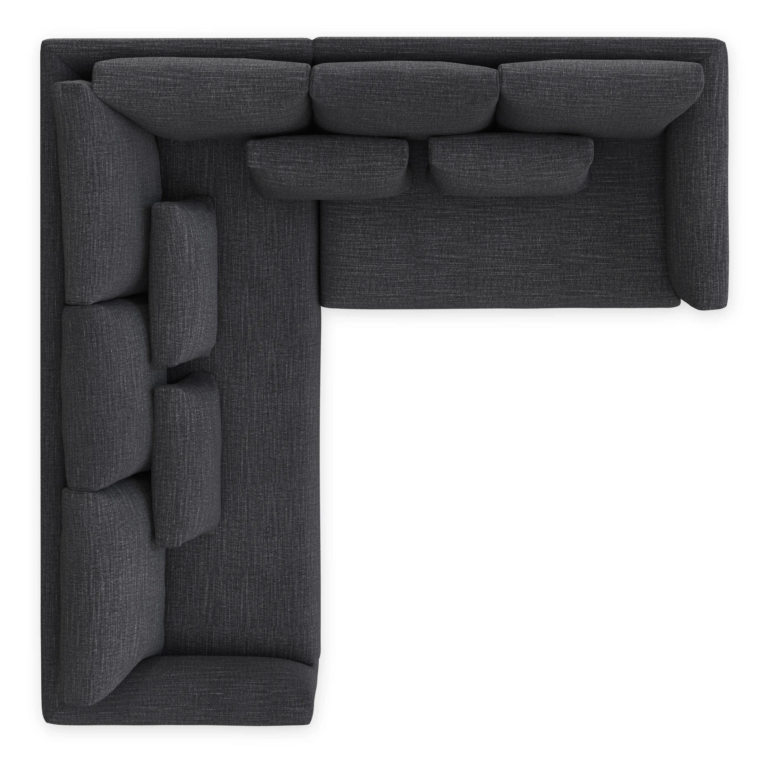 Marina 92_ Corner Sectional - Napa Charcoal - Image 6